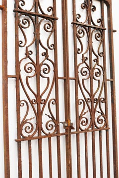 Pair of Tall Wrought Iron Gates