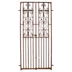 Used Pair of Tall Wrought Iron Gates