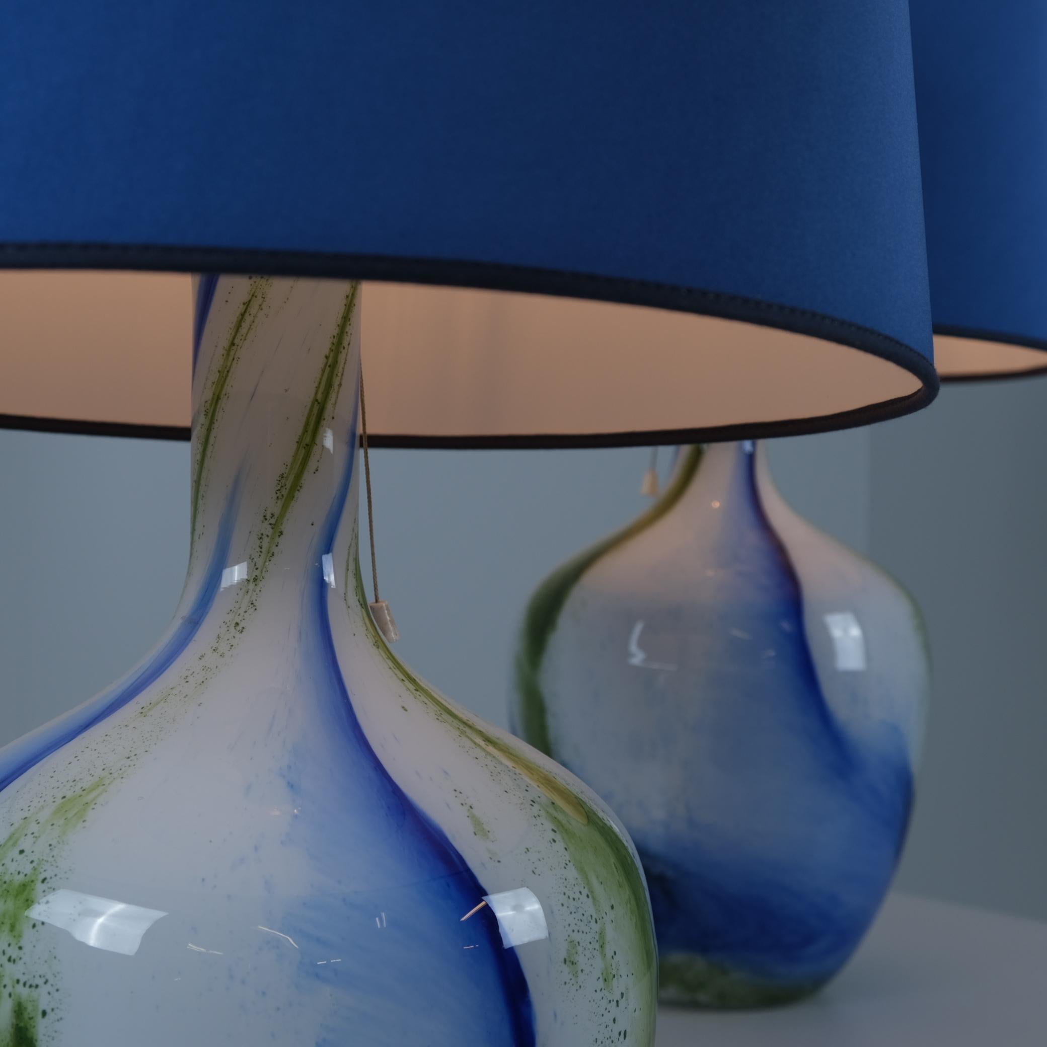 Fine XX secolo Coppia di lampade da tavolo Tamara Aladin 