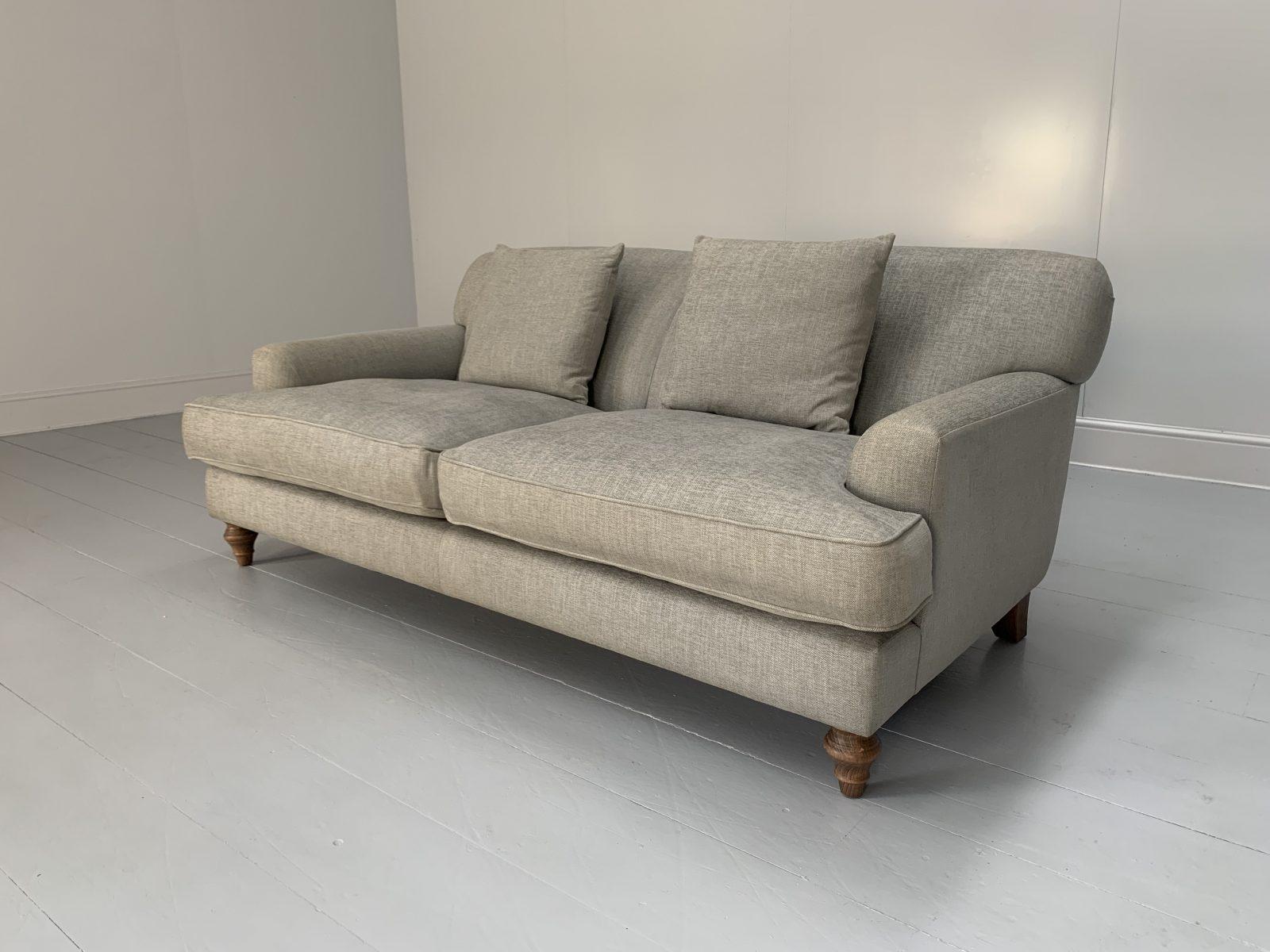 pair-of-tamarisk-claudius-sofas-in-grey-woven-linen-fabric-for-sale