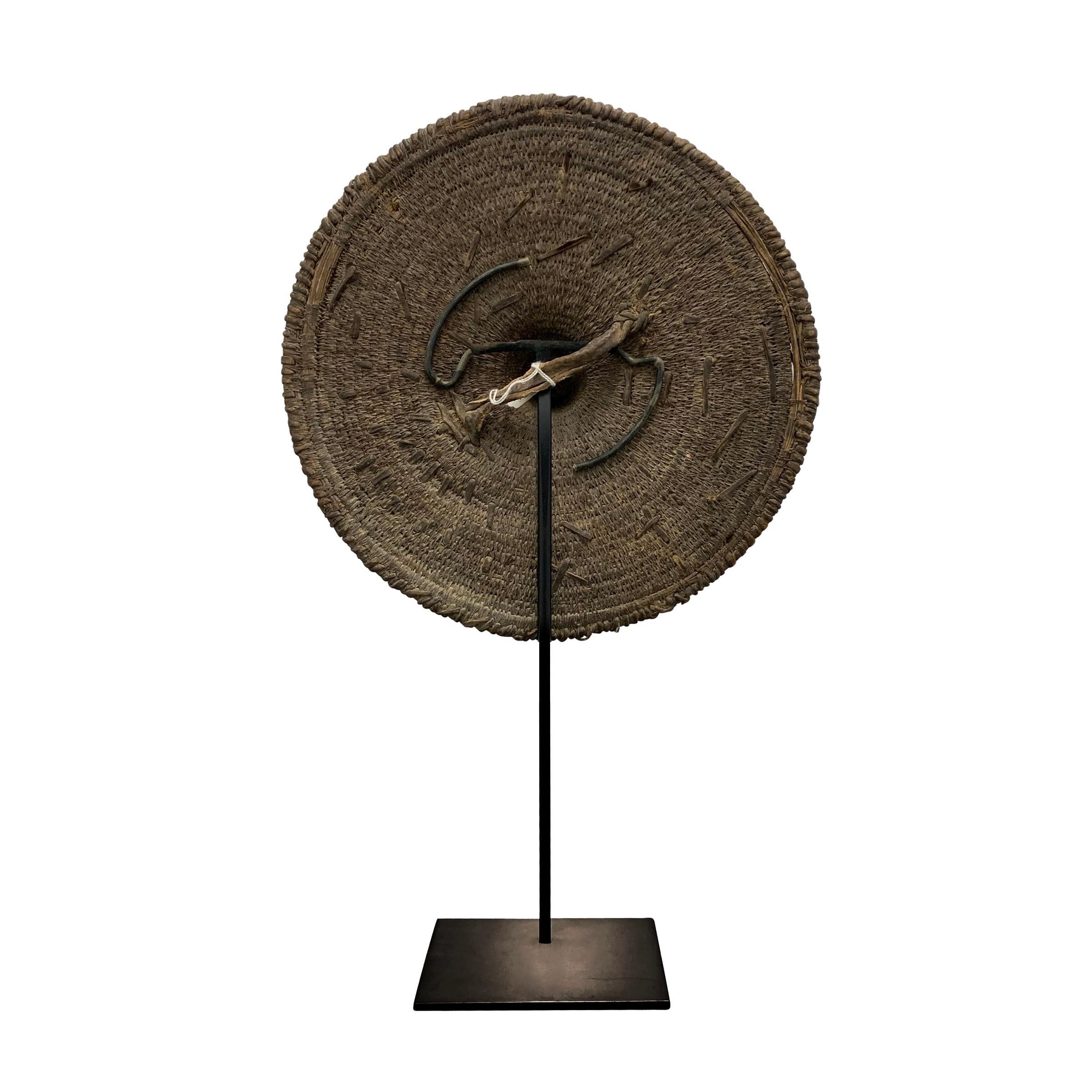 Pair of Tamberma Shields on Stands For Sale 2