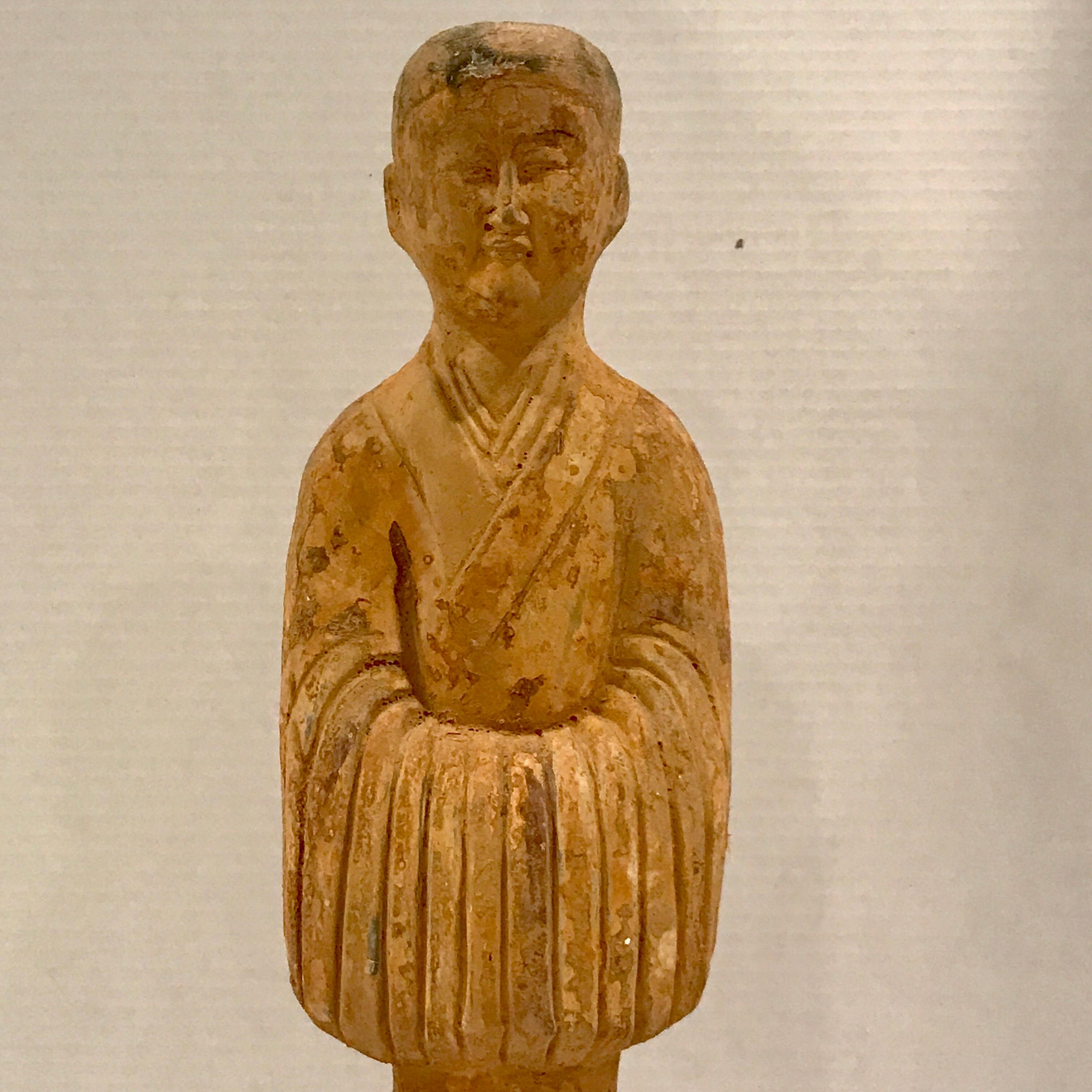 Pair of Tang Style Terracotta Tomb Attendants 10