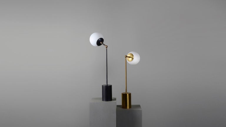 Modern Pair of Tango Table Lamps by Paul Matter For Sale