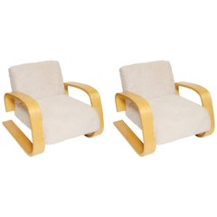 Pair of Tank Lounge Chairs by Alvar Aalto