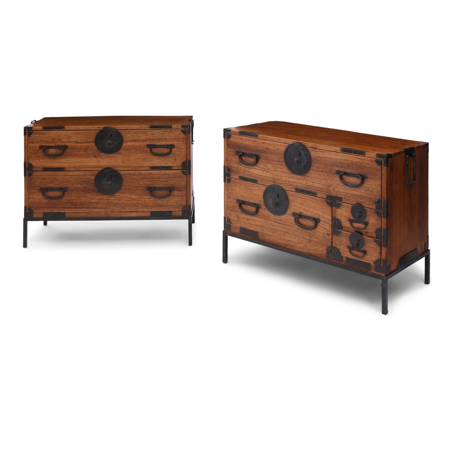 Pair of Tansu Bedside Tables 2