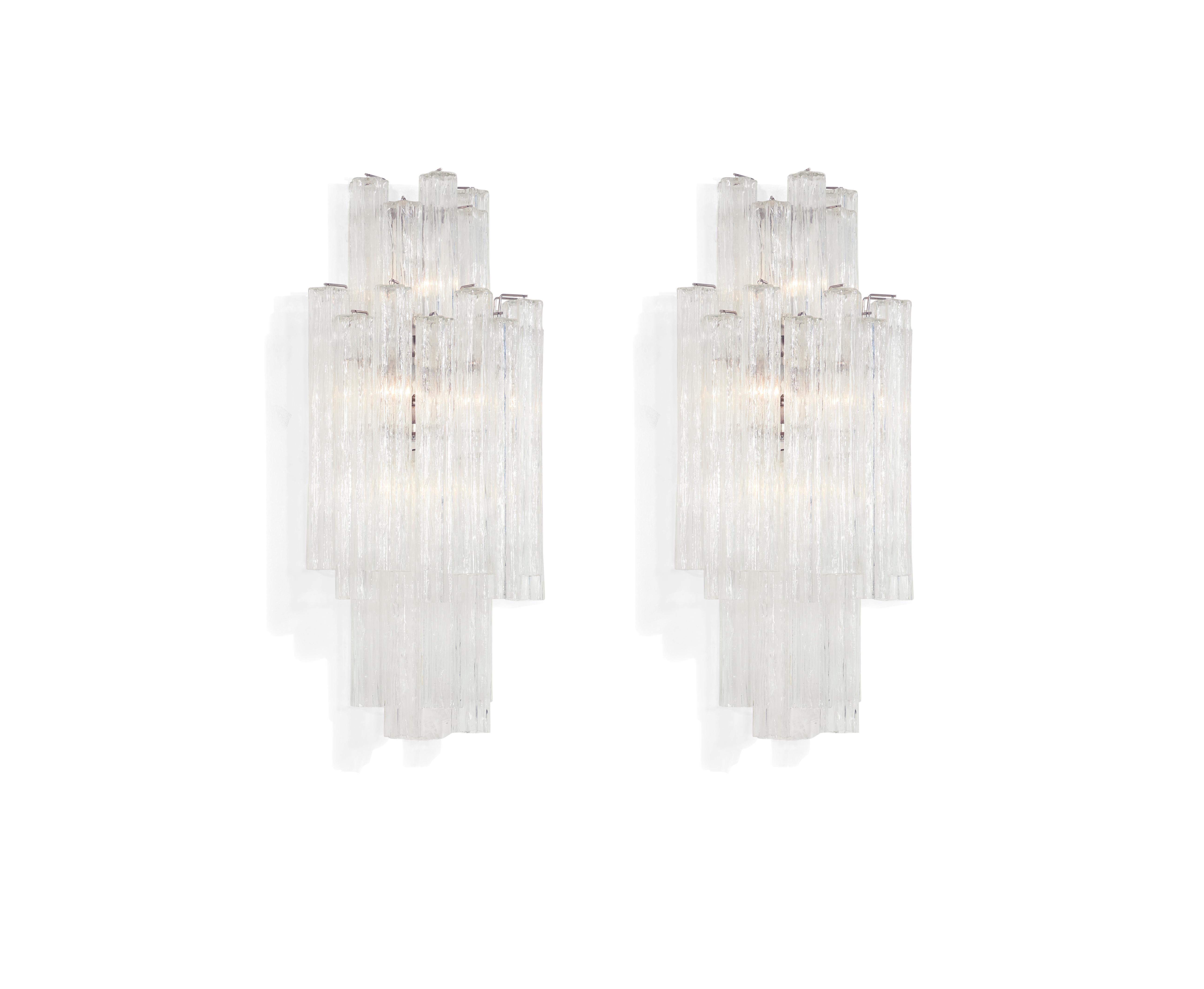 Pair of Tapio Wirkkala Style Wall Sconces In Good Condition For Sale In Chicago, IL