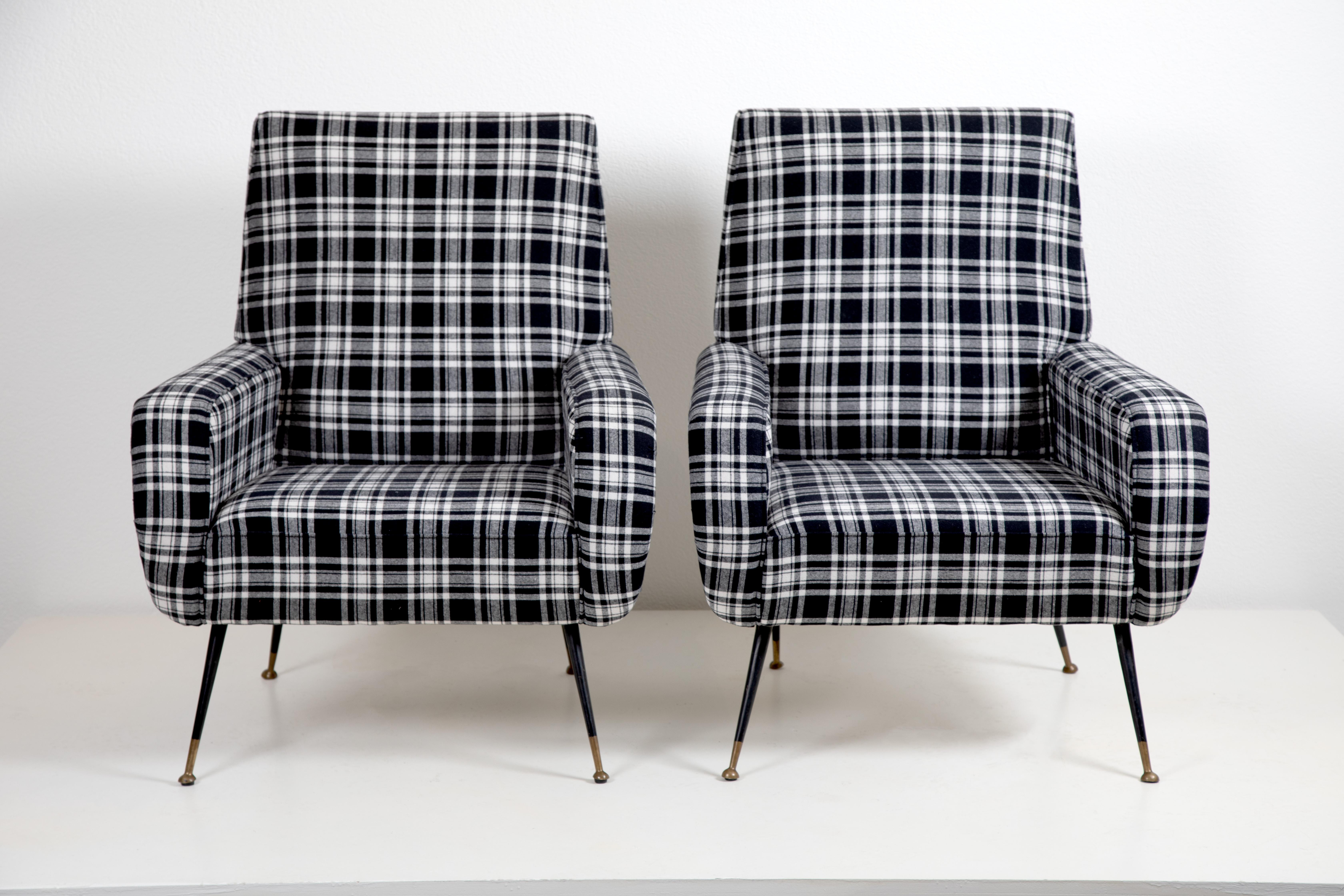 Coppia di poltrone Tartan in vendita 6