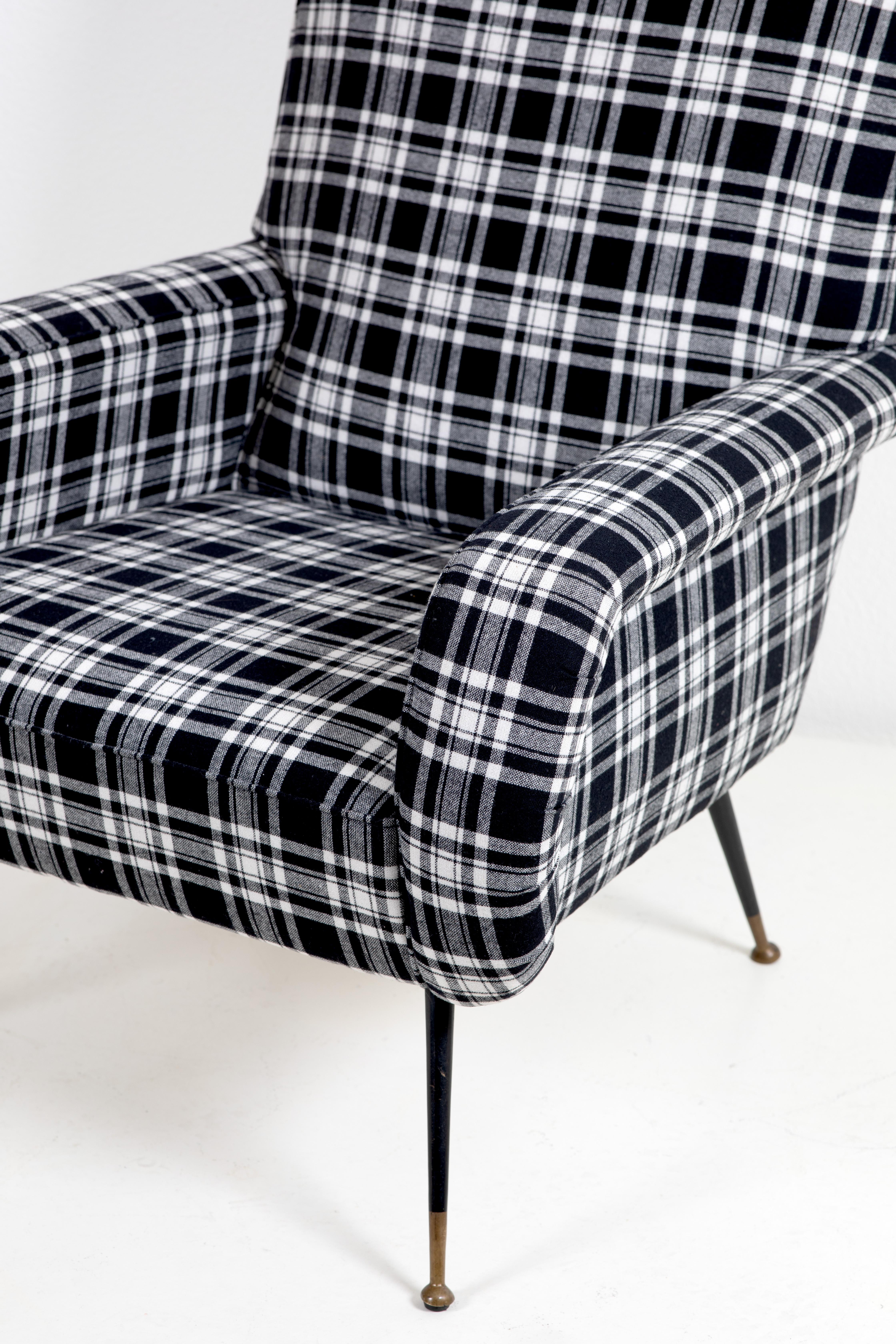 Italiano Coppia di poltrone Tartan in vendita