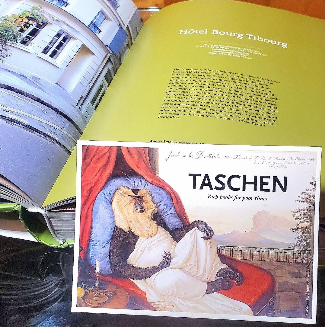 Papier Paire de livres Taschens de Berlin et de Paris provenant de la succession de Christian Audigier en vente
