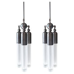 Pair of Tassel 3 Pendant Lights by Apparatus Studio, Oil-Rubbed Bronze