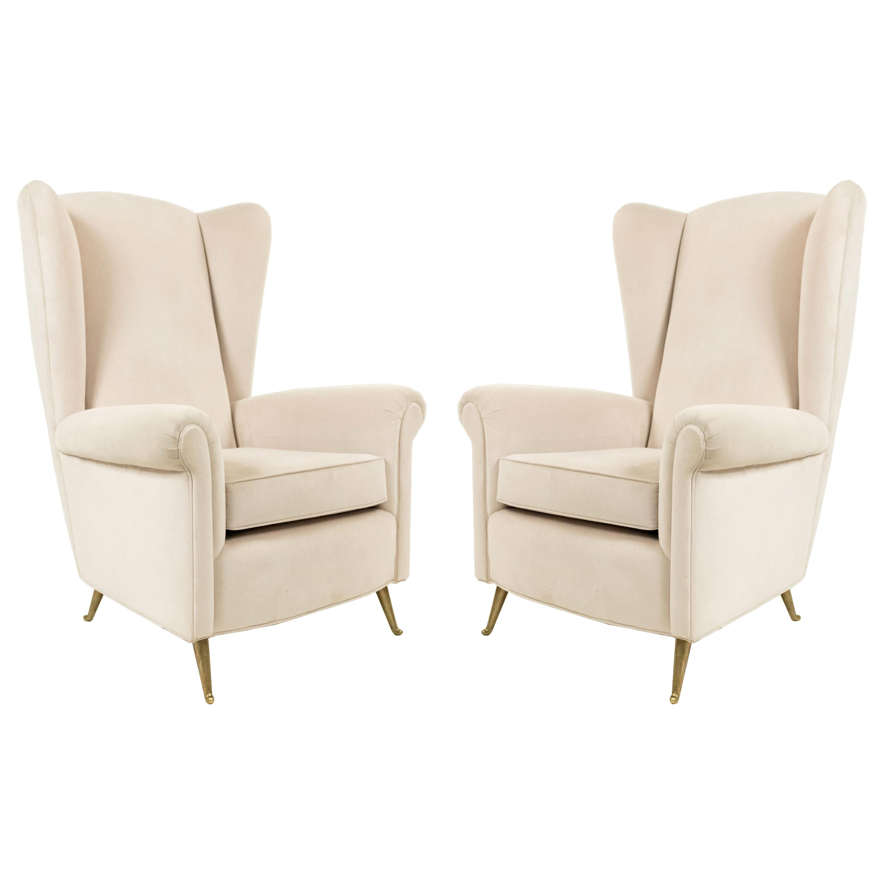 small scale wingback chairs