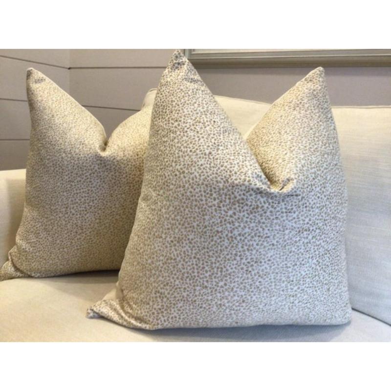 Americano Coppia di cuscini Taupe 