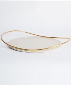 Pair of Taupe Touché B Trays by Mason Editions