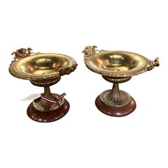 Pair of Tazza Bronze Cobra Detail