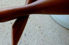 Pair of Teak and Pierced Metal Sconces