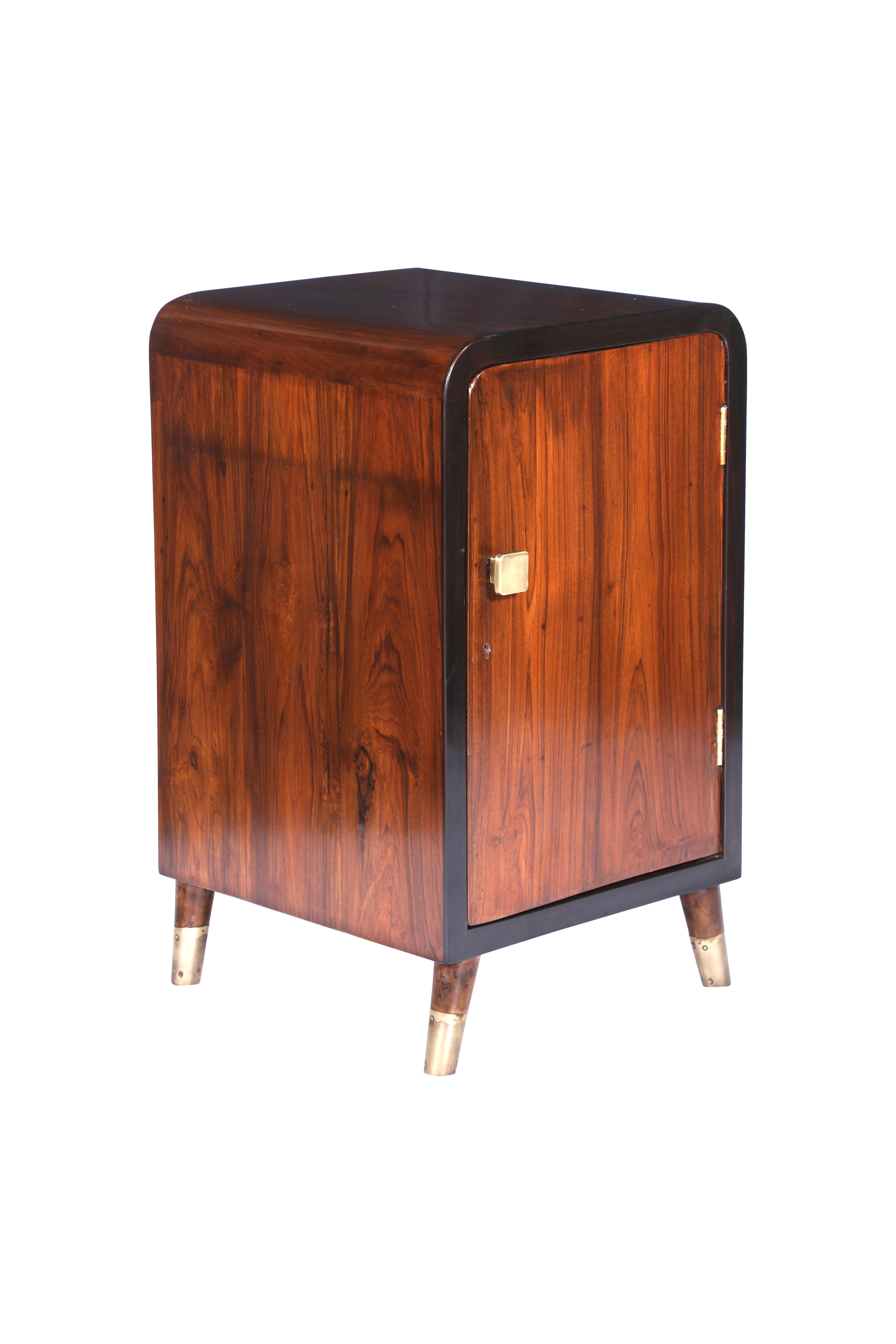 20th Century Pair of Teak and Rosewood End or Side Tables, Mid-Century Modern