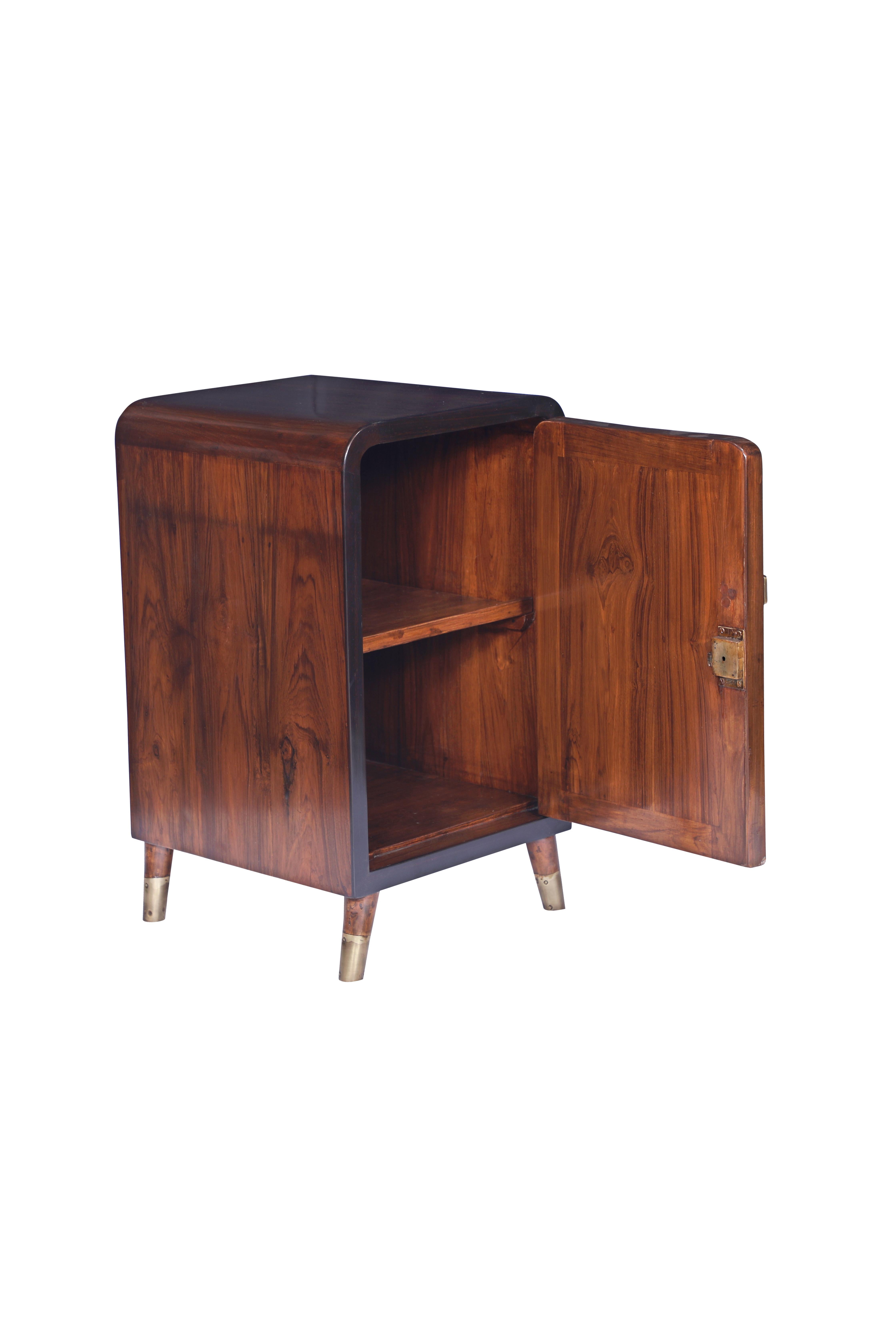 Pair of Teak and Rosewood End or Side Tables, Mid-Century Modern 1