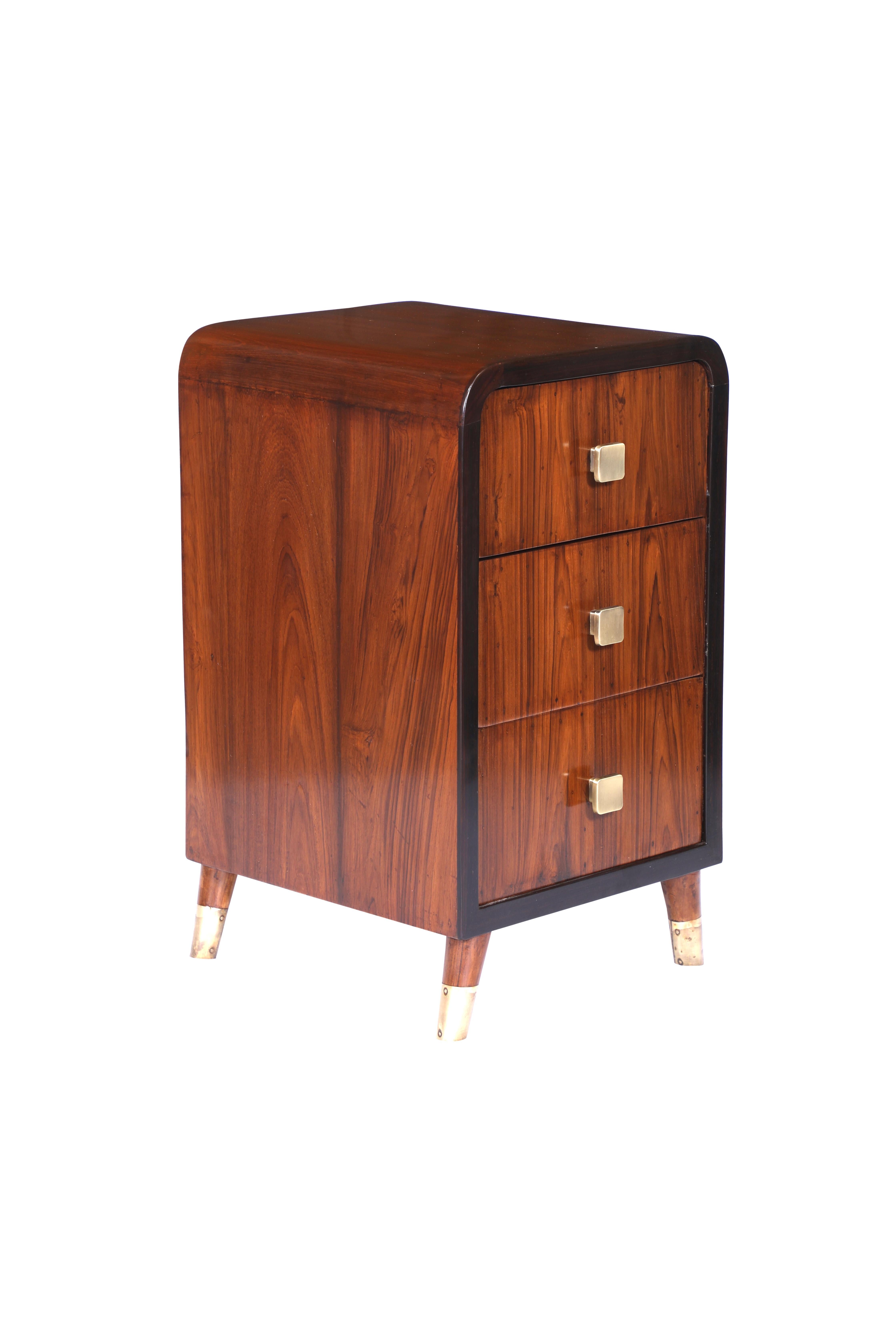 Pair of Teak and Rosewood End or Side Tables, Mid-Century Modern 3