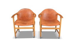 Coppia di poltrone in teak e faggio di Kai Lyngfeldt Larsen