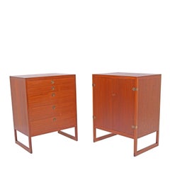 Pair Of Teak Cabinets By Borge Mogensen For P Lauritsen Son Bm Midcentury Chest Of Drawers Pair Of Teak Cabinets By Borge Mogensen For P Lauritsen Son Bm Midcentury Chest Of Drawers