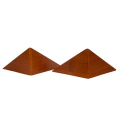 Pair of Teak Cado Butterfly Shelves by Poul Cadovius