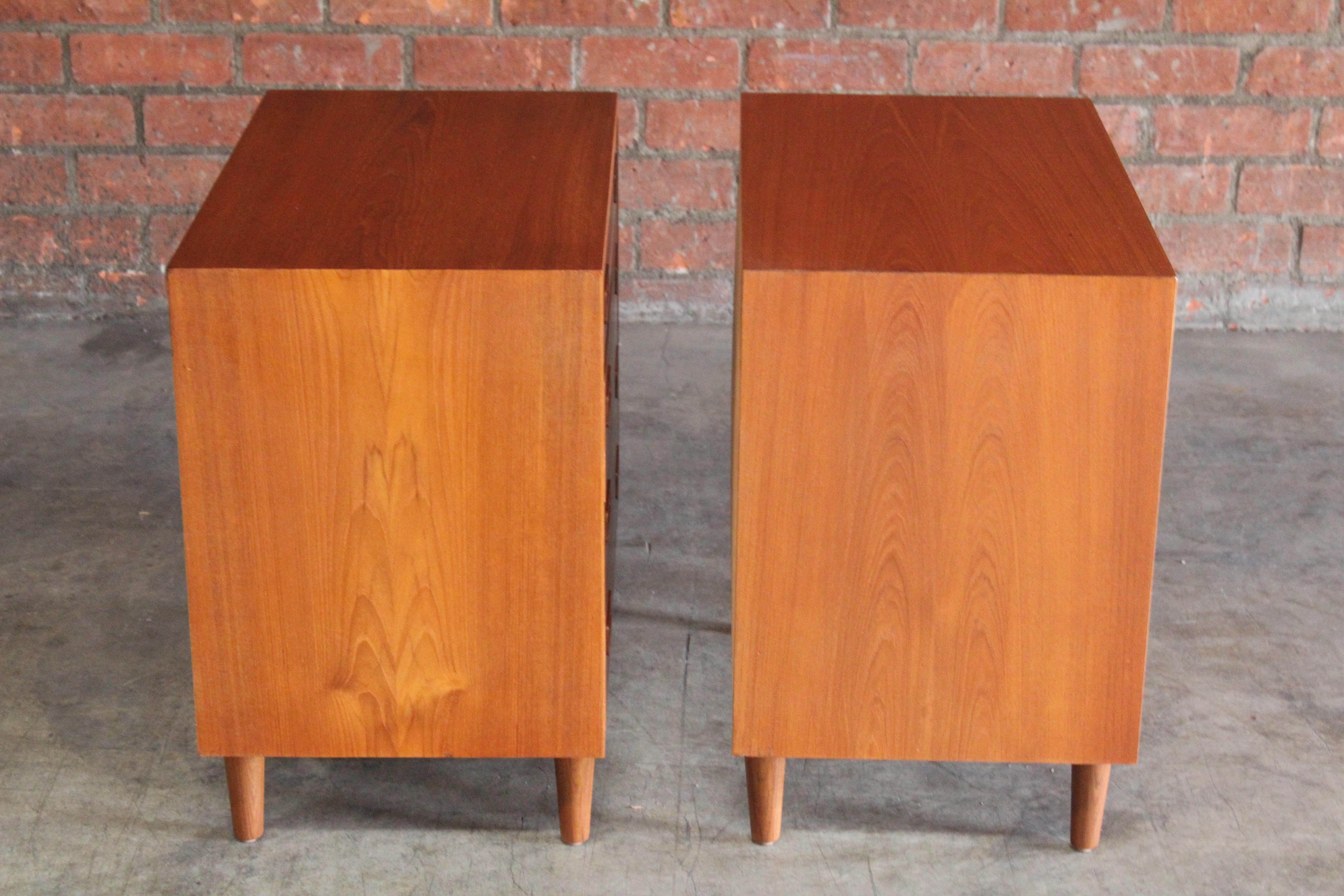 Pair of Teak Chests by Poul Hundevad, Denmark, 1960s 11