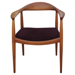 Pair of Teak Danish Dining Chairs by Hans Wegner / Hansen for Knoll Model JH501