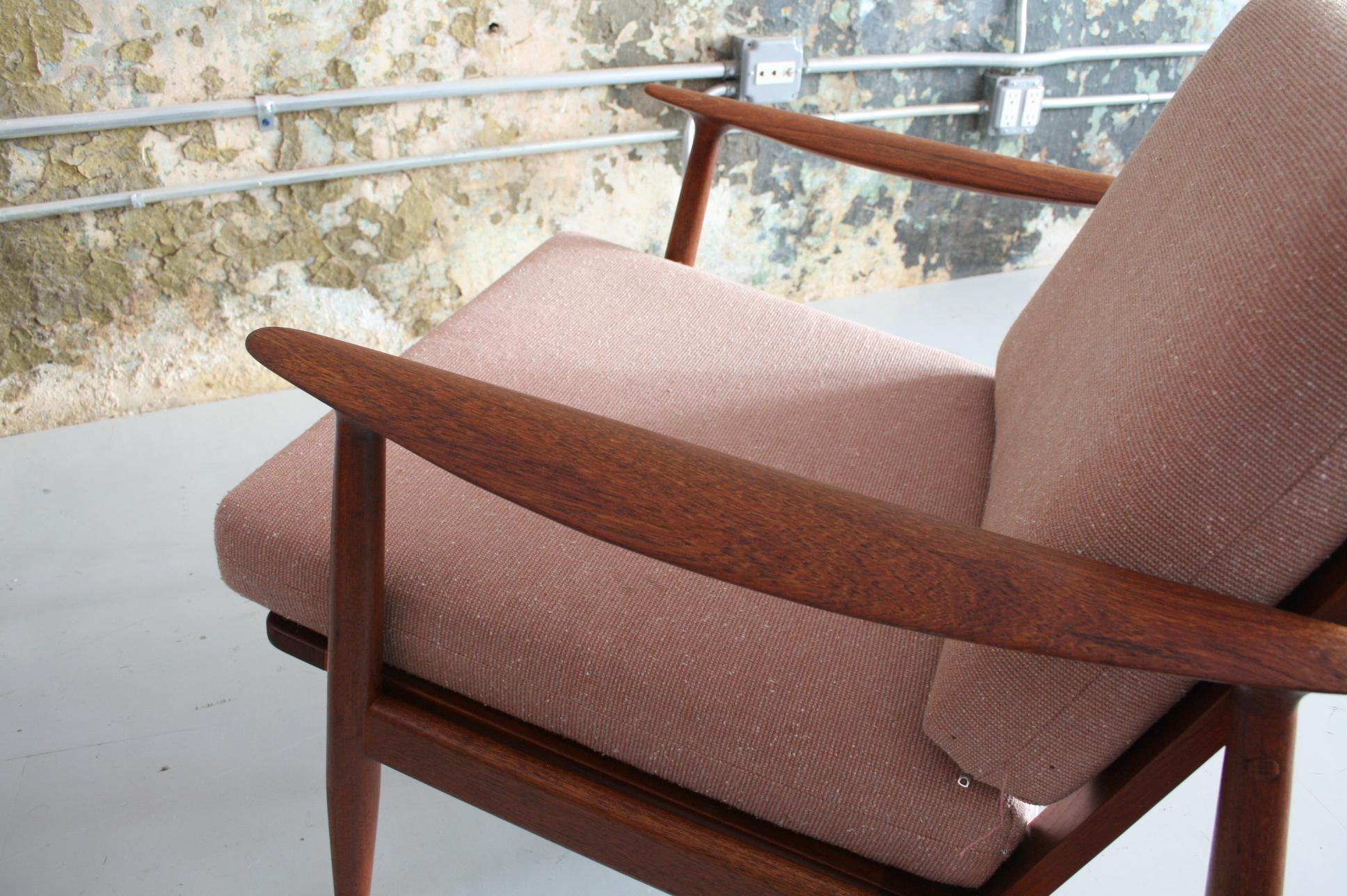 Pair of Teak Danish Modern Lounge Chairs by Moreddi Denmark 2