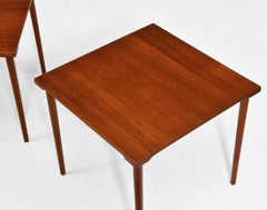 Pair of Teak Danish Side End Tables by France & Son Mid Century, 1960s
