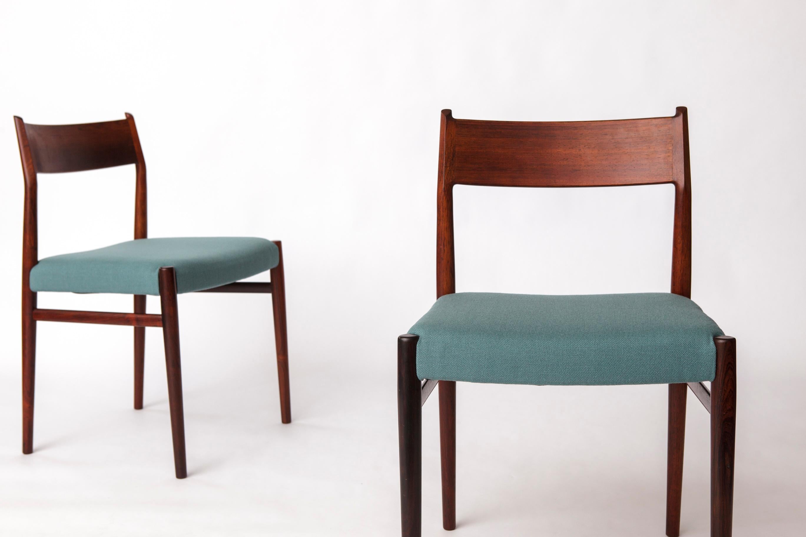 Mid-Century Modern Pair of Teak Dining Chairs by Arne Vodder for Sibast, 1960s – Danish Mid-Cen en vente