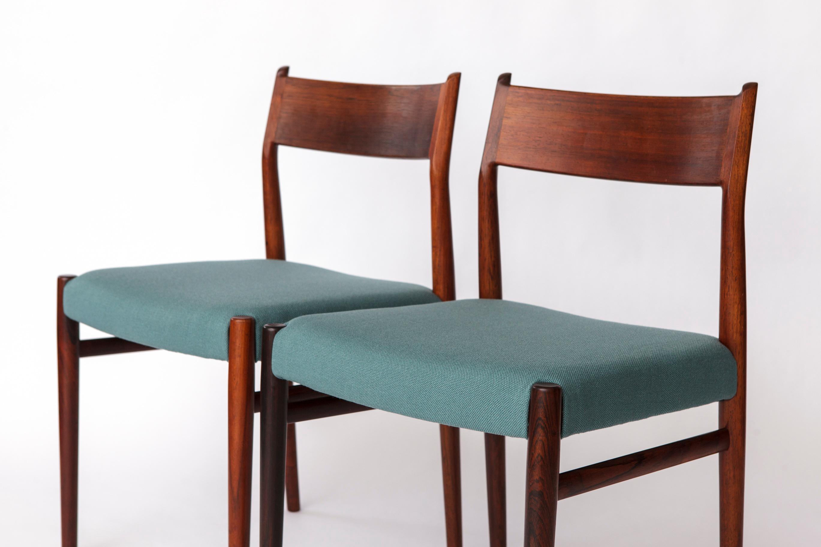 Pair of Teak Dining Chairs by Arne Vodder for Sibast, 1960s – Danish Mid-Cen Excellent état - En vente à Hannover, DE