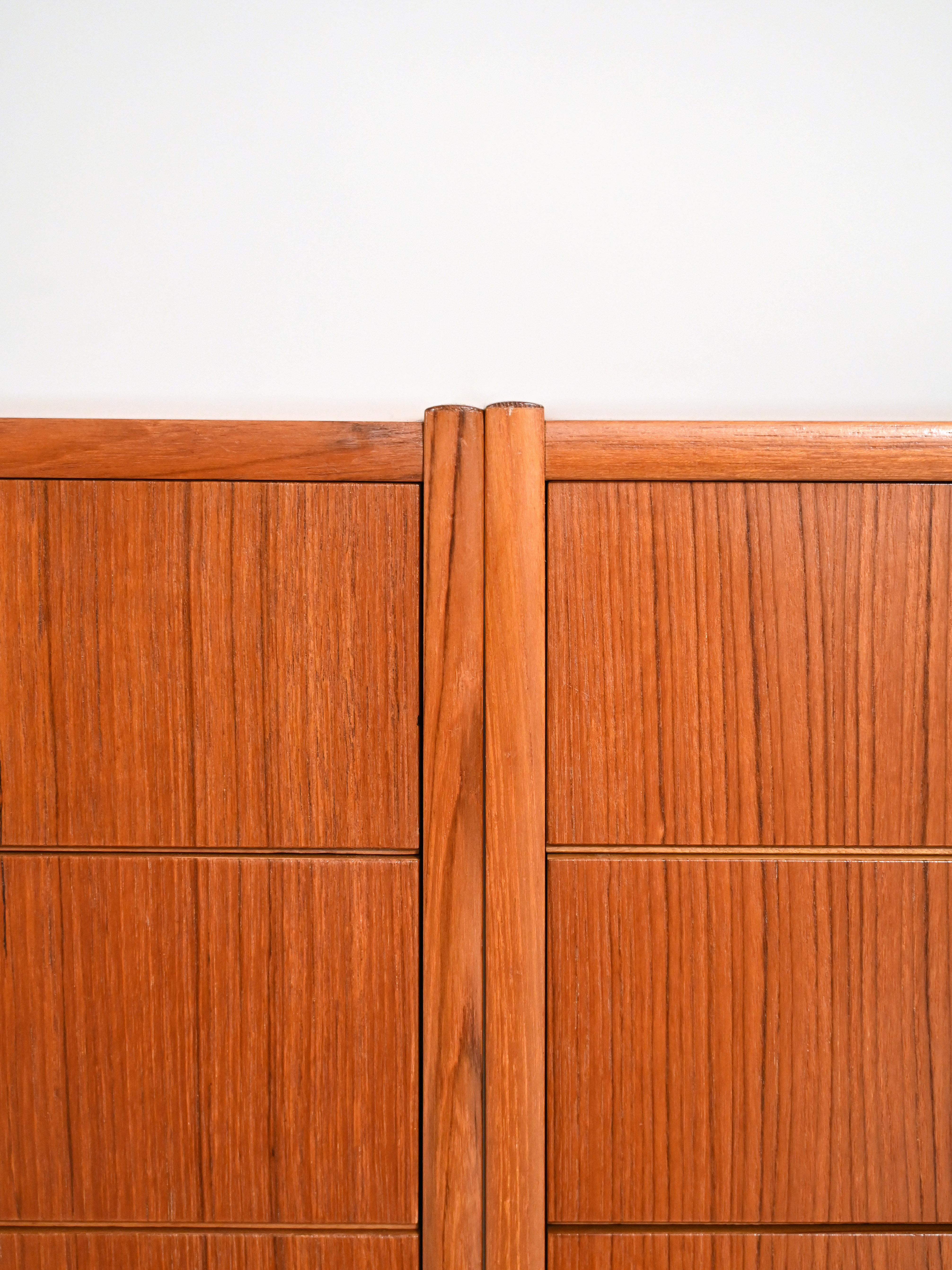 Mid-20th Century Pair of Teak Dressers / Large Nightstands by Bodafors