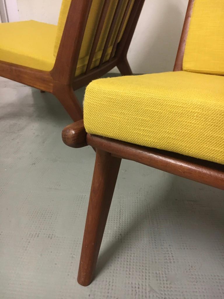 Pair of Teak Easy Chairs from Denmark, circa 1960s 6