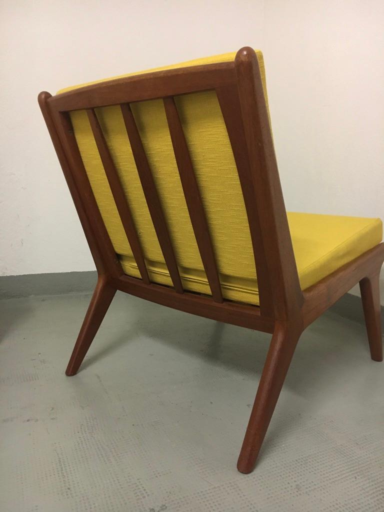 Pair of Teak Easy Chairs from Denmark, circa 1960s 1