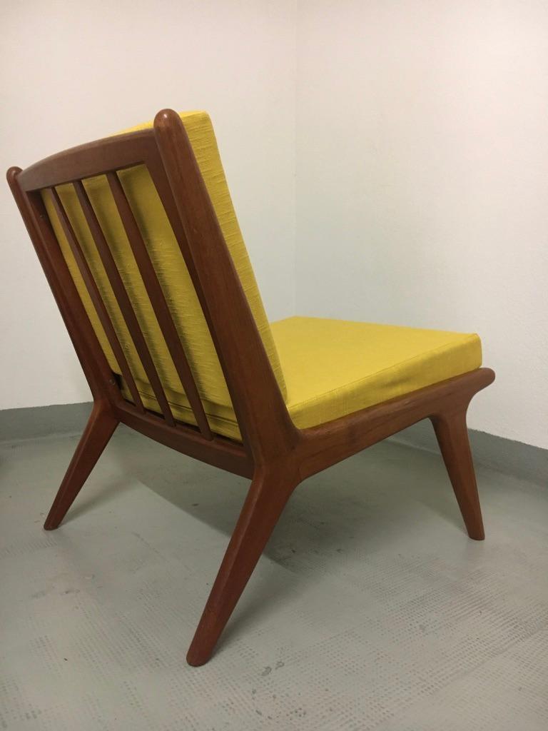 Pair of Teak Easy Chairs from Denmark, circa 1960s 2