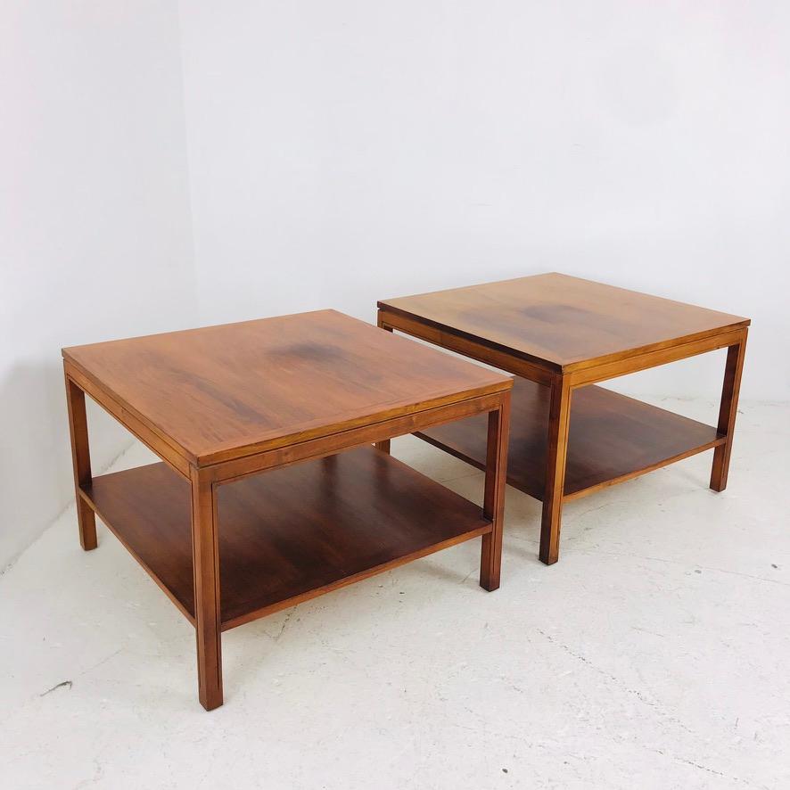 Pair of Teak End Tables For Sale 5