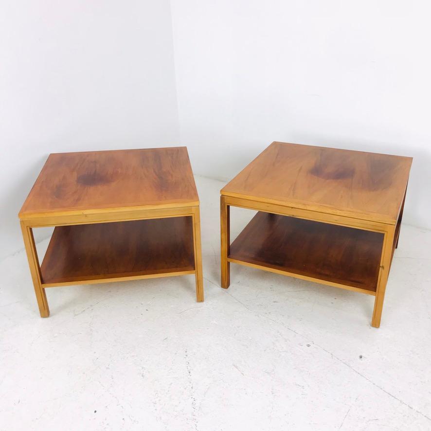 Pair of Teak End Tables For Sale 7