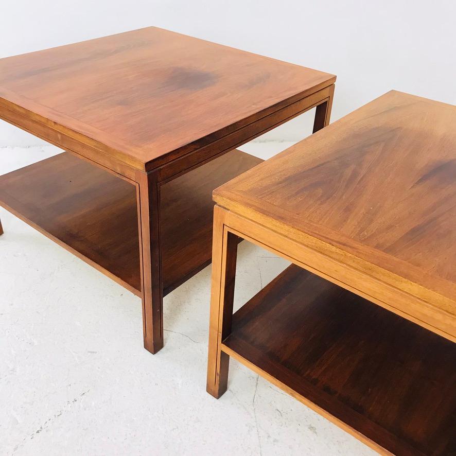 Mid-20th Century Pair of Teak End Tables For Sale