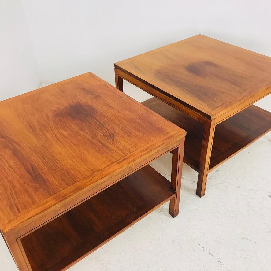 Pair of Teak End Tables For Sale 2