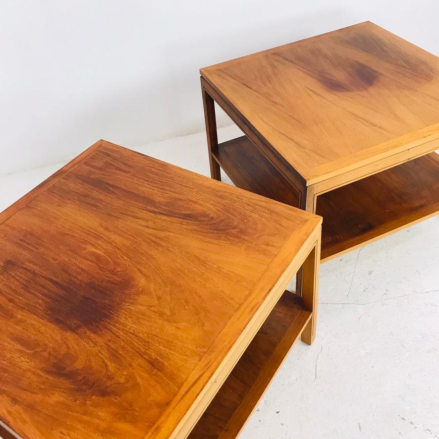 Pair of Teak End Tables For Sale 3