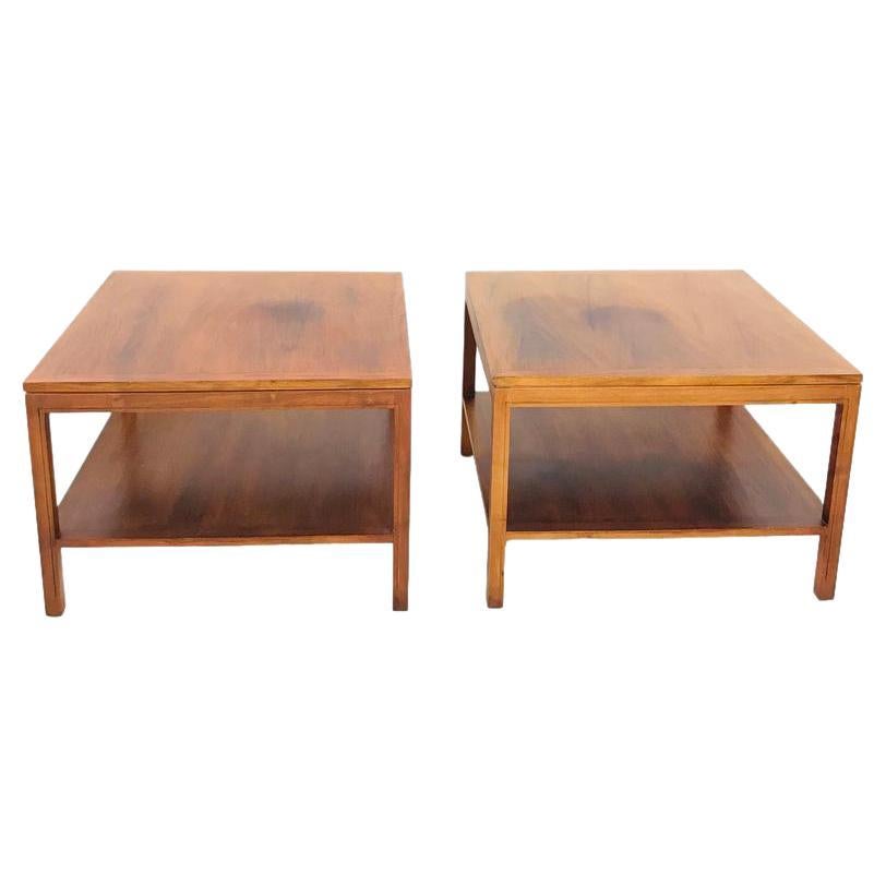 Pair of Teak End Tables