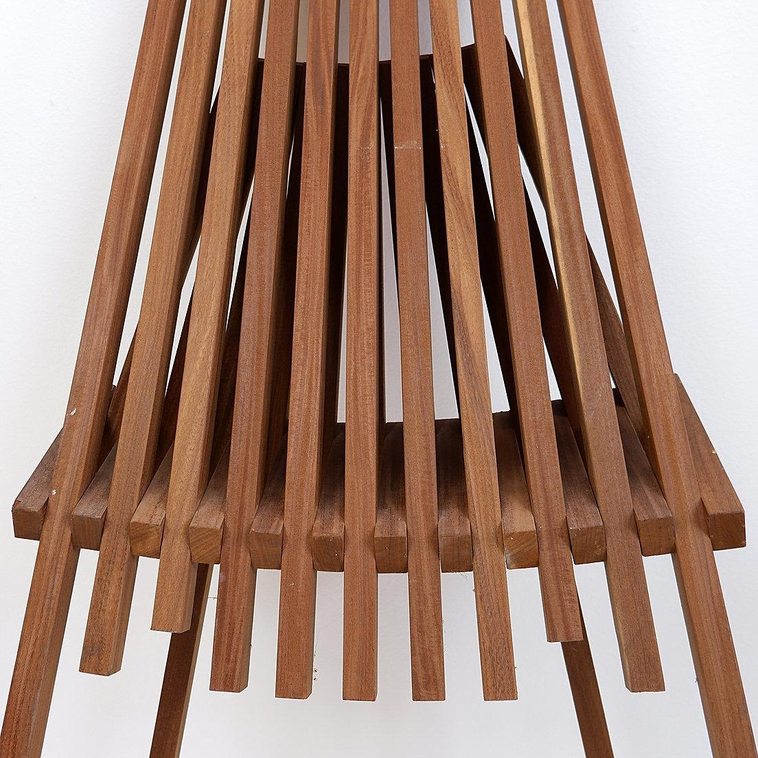 Pair of Teak Folding Chairs - indoor outdoor 3
