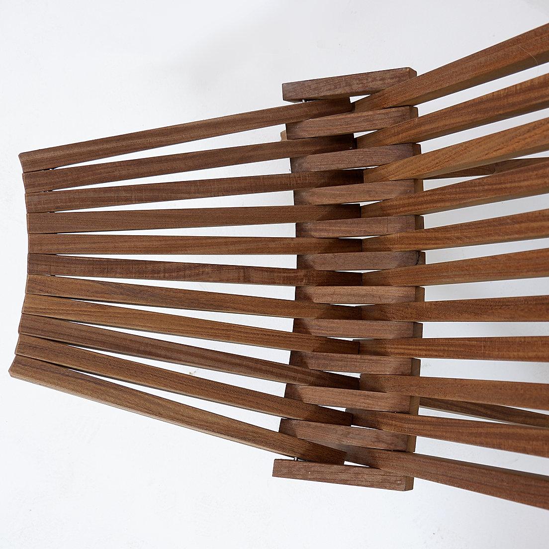 Pair of Teak Folding Chairs - indoor outdoor 5