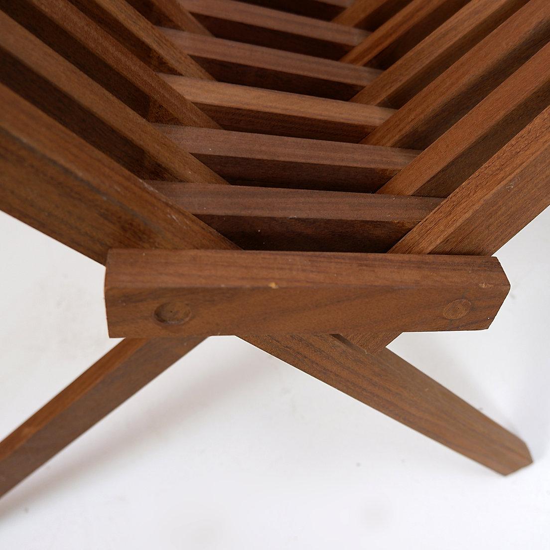 Pair of Teak Folding Chairs - indoor outdoor 2
