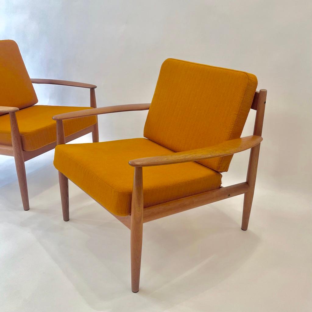 Pareja de tumbonas de teca de Grete Jalk para France & Søn, Dinamarca, ca. 1950 en venta 1
