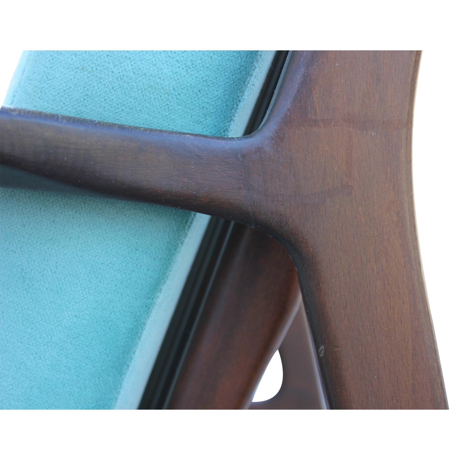 Pair of Teak Lounge Chairs for Selig by Ib Kofod Larsen 2
