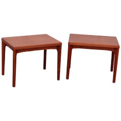 Pair of Teak Mid-Century Modern End Tables