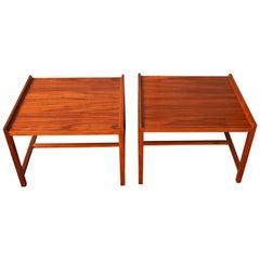 Pair of Teak Minimalist Side Tables with Flared Sides, Brode Blindheim
Norway
Pair of Teak Minimalist Side Tables with Flared Sides, Brode Blindheim
Norway