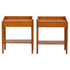 Paire de tables de nuit en teck Model 148 de Børge Mogensen
