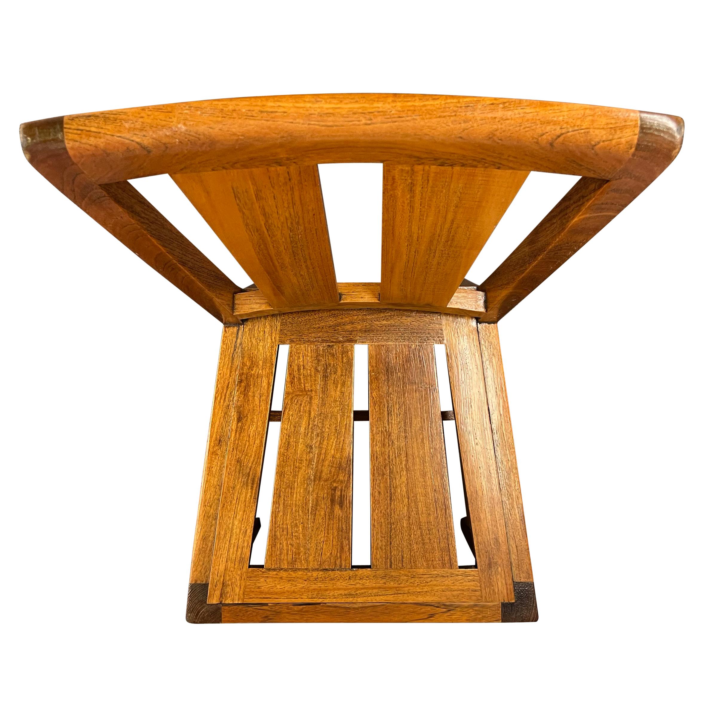 Pair of Teak Modernist Side Chairs 2